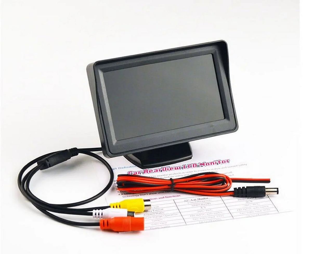 12~24V Truck Bus Wagon Van Parking Camera Monitor System 4.3" Car Monitor With Camera with Wireless Transmitter/Receiver