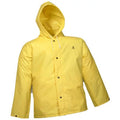 Tingley Rubber J56107. Small Durascrim Jacket With Attached Hood-  Yellow