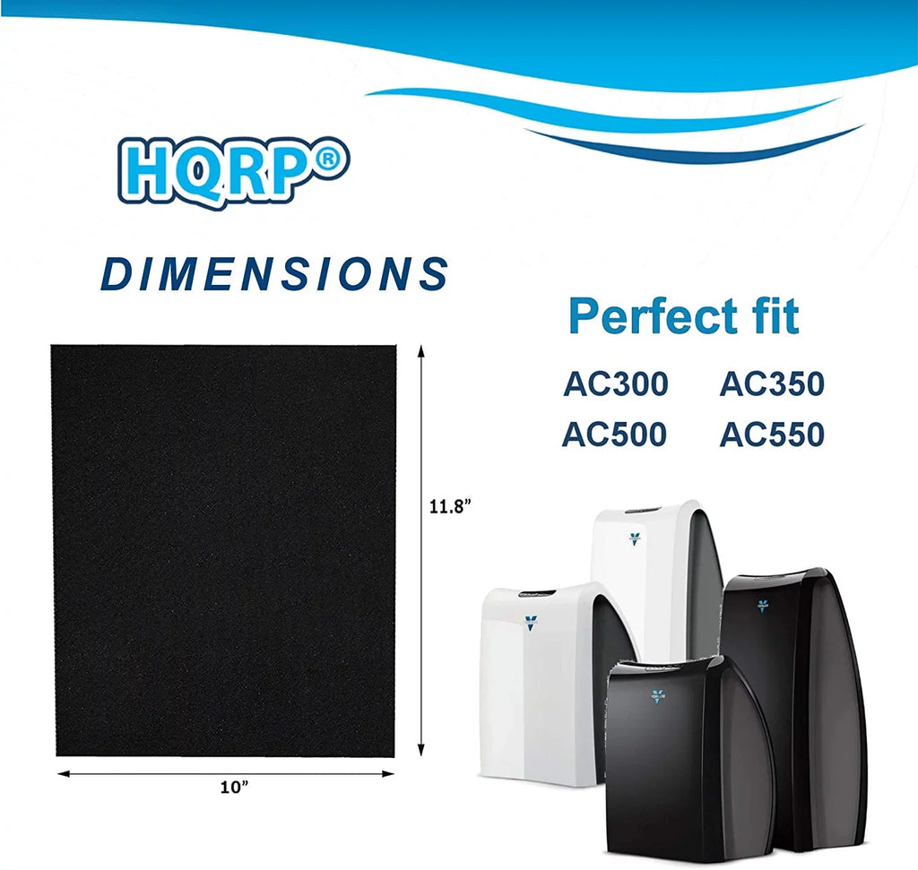 6-pack Activated Carbon Filter for Vornado MD1-0023 Replacement fits AC300, AC350, AC500, AC550 Air Purifiers