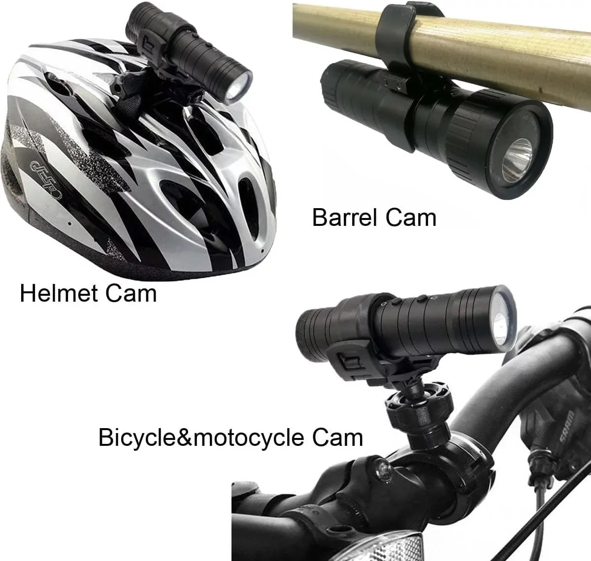 Sport Action  Camera, Waterproof Hunting Camera for Clay Shooting and Hunting Helmet Cam Body Mounted