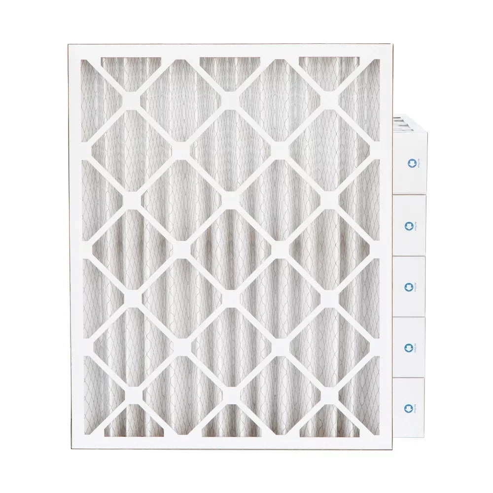 20x25x2  11,  1000 Pleated  Furnace 2" Air Filters by Pamlico. Case of 12. Actual Size: 19-1/2 x 24-1/2 x 1-3/4