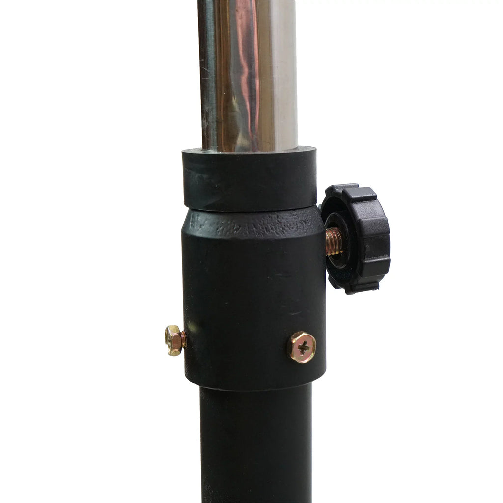 Northlight 30" Adjustable 3-Speed Oscillating Industrial Pedestal Fan - Black