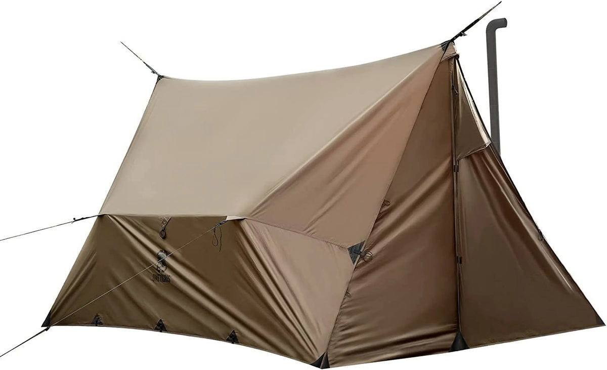 Hammock Hot Tent with Stove Jack, Versatile Lightweight Waterproof Camping Tarp with Zippered Tent Bag, PU3000mm 4 Season Tent for Stove