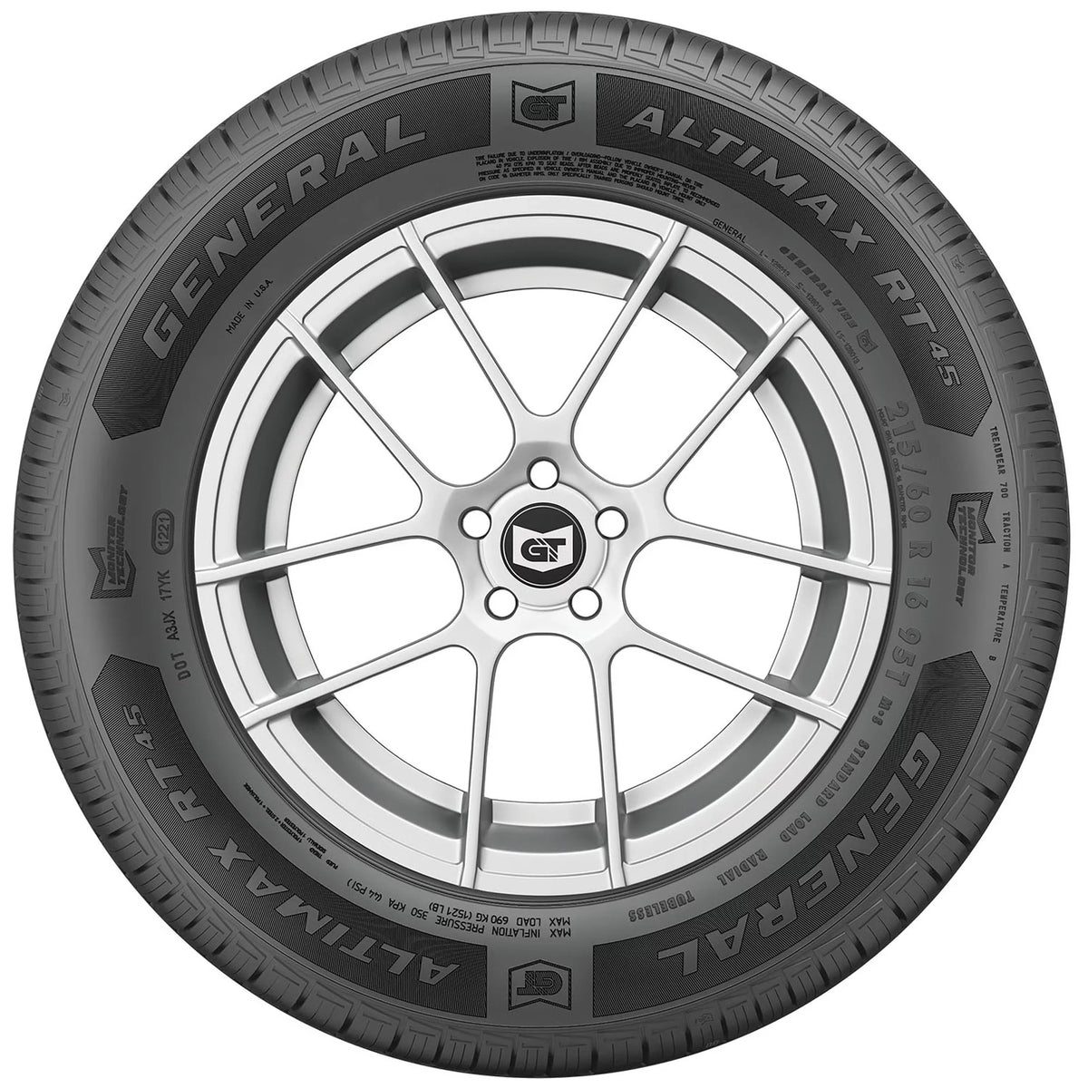 General Altimax RT45 195/55R16 87V  All Season Tire