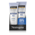 Get Ultimate Sun Protection with Neutrogena Ultra Sheer Dry-Touch Sunscreen  45 - Pack of 2, 3 Oz Each!
