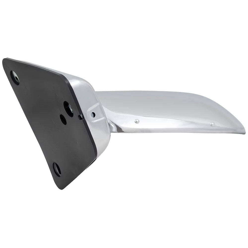 Brock Replacement Set Manual Side Door Stainless Steel Low Mount Mirrors Compatible with 1973-1991 C/K/R/V Pickup Truck  996220
