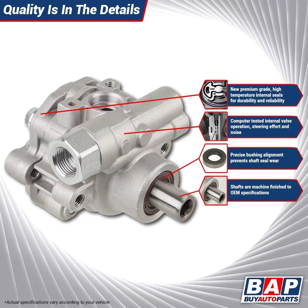For Jeep Cherokee  & Wrangler  4.0L New Power Steering Pump - Buyautoparts Fits select: 2000-2001   , 1997-2002   /