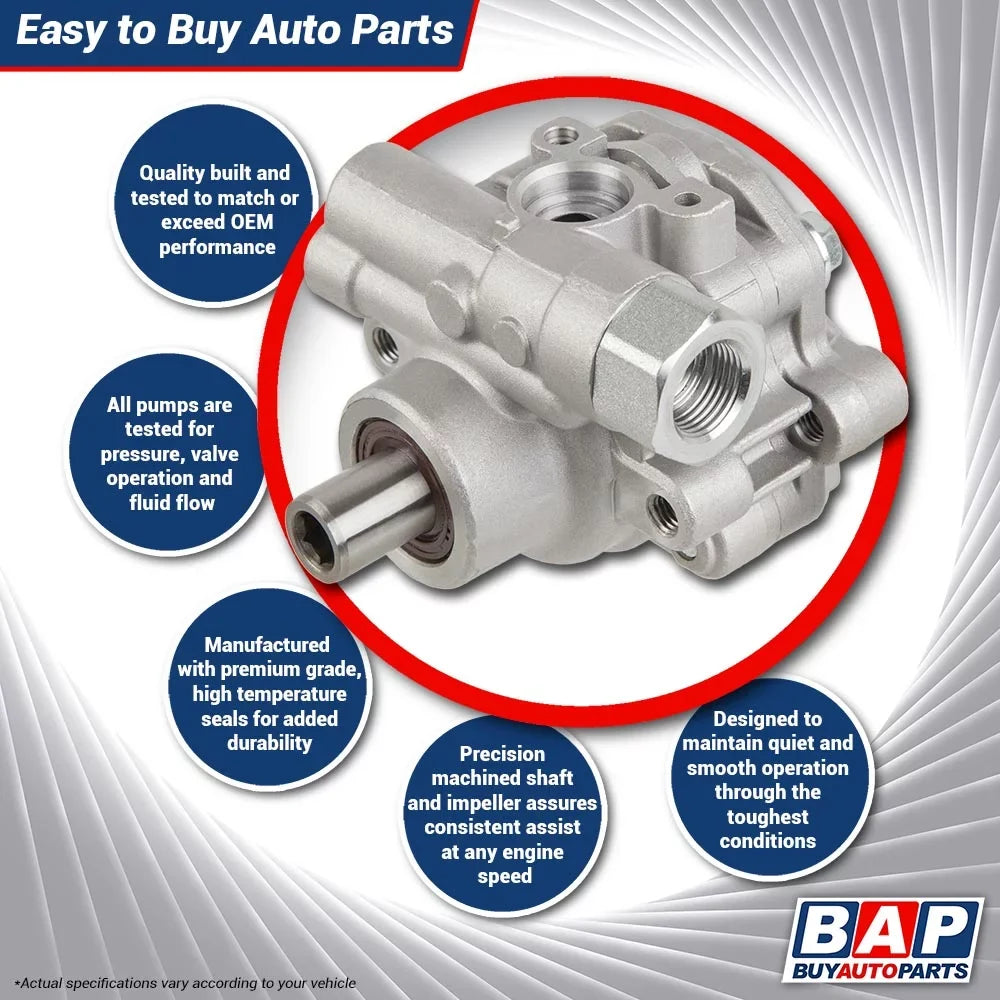 For Jeep Cherokee  & Wrangler  4.0L New Power Steering Pump - Buyautoparts Fits select: 2000-2001   , 1997-2002   /