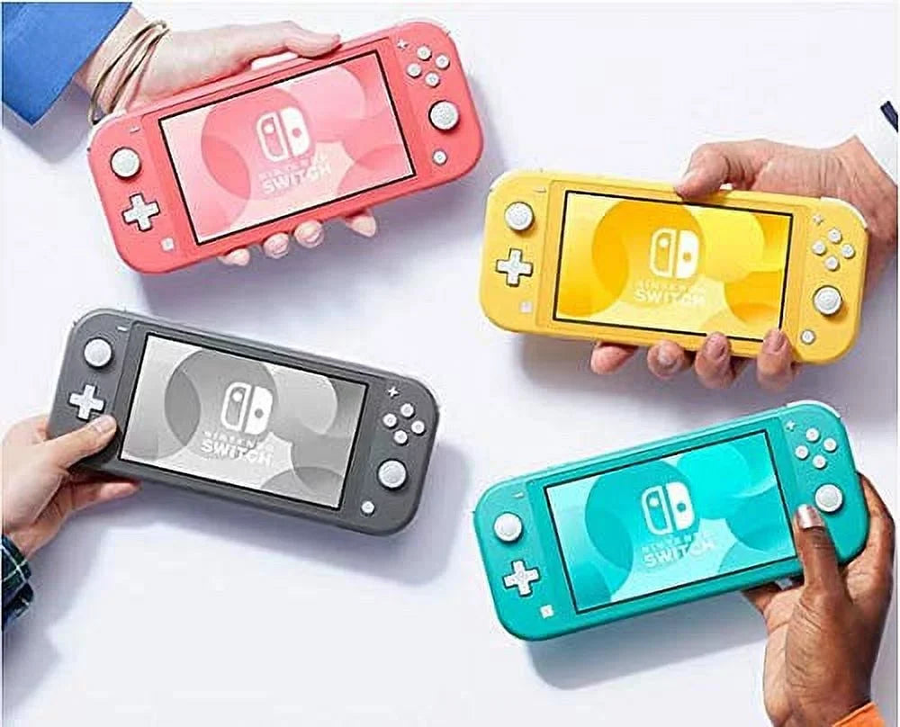 Nintendo Switch Lite Blue - 5.5" Touchscreen Display, Built-in Plus Control Pad, Built-in Speakers, 802.11ac WiFi, Bluetooth, Bundle with Carrying Case +  cable