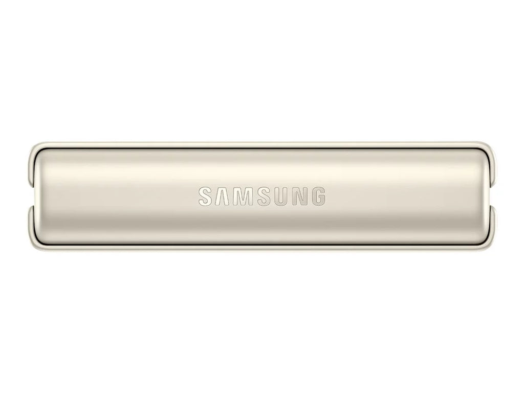 Samsung Galaxy Z Flip3 5G - 5G smartphone - dual- -  8  / Internal Memory 128  -  display - 6.7" - 2640 x 1080 pixels (120 Hz) - 2x rear cameras 12 , 12  - front camera 10  - cream