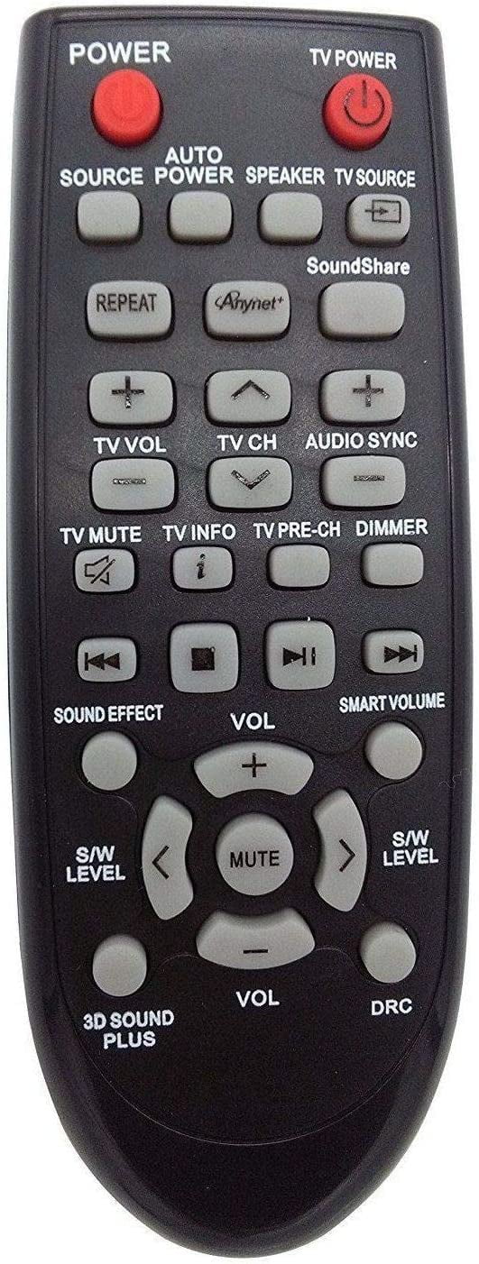 New Replacement Remote Control for Samsung -F450/ -F450 -WF450 -F355 Soundbar
