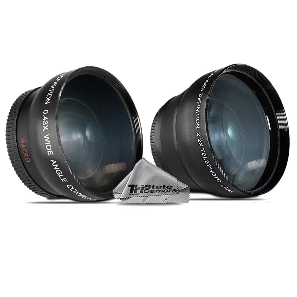 Olympus M.Zuiko Digital  75-300mm f/4.8-6.7  Lens- 3 Lens Kit + Tripod + Backpack - 32GB Accessory Bundle