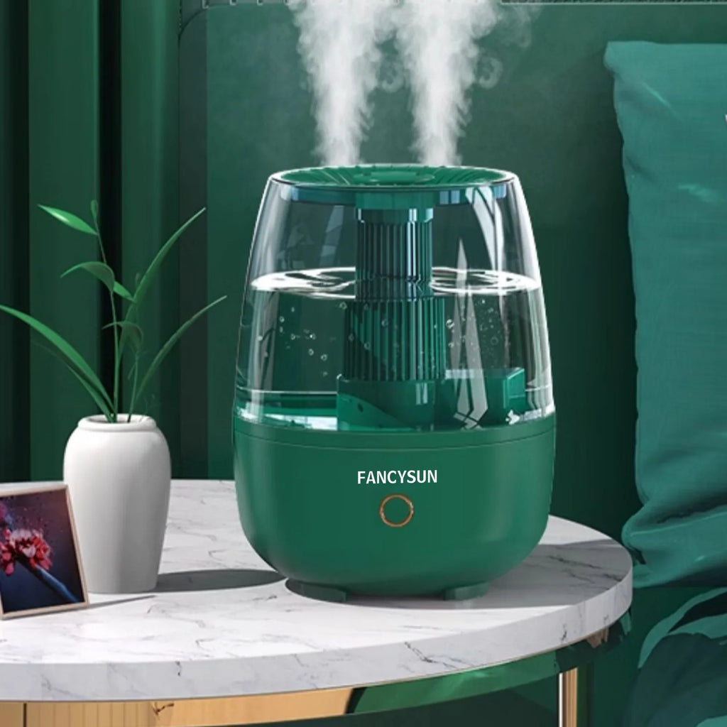 Humidifiers for Bedroom, Cool Mist Humidifier for Home Plant and Baby Nursery, Quiet Ultrasonic Humidifier with 360° Nozzle,Filterless