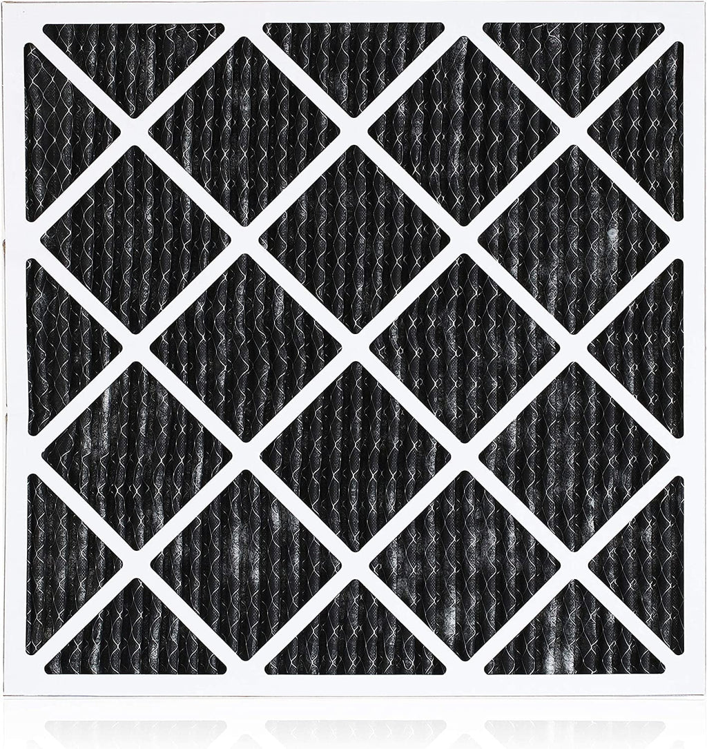 Filterbuy 18x18x1  8 Odor Eliminator Pleated   Furnace Air Filters with Activated Carbon (6-Pack)