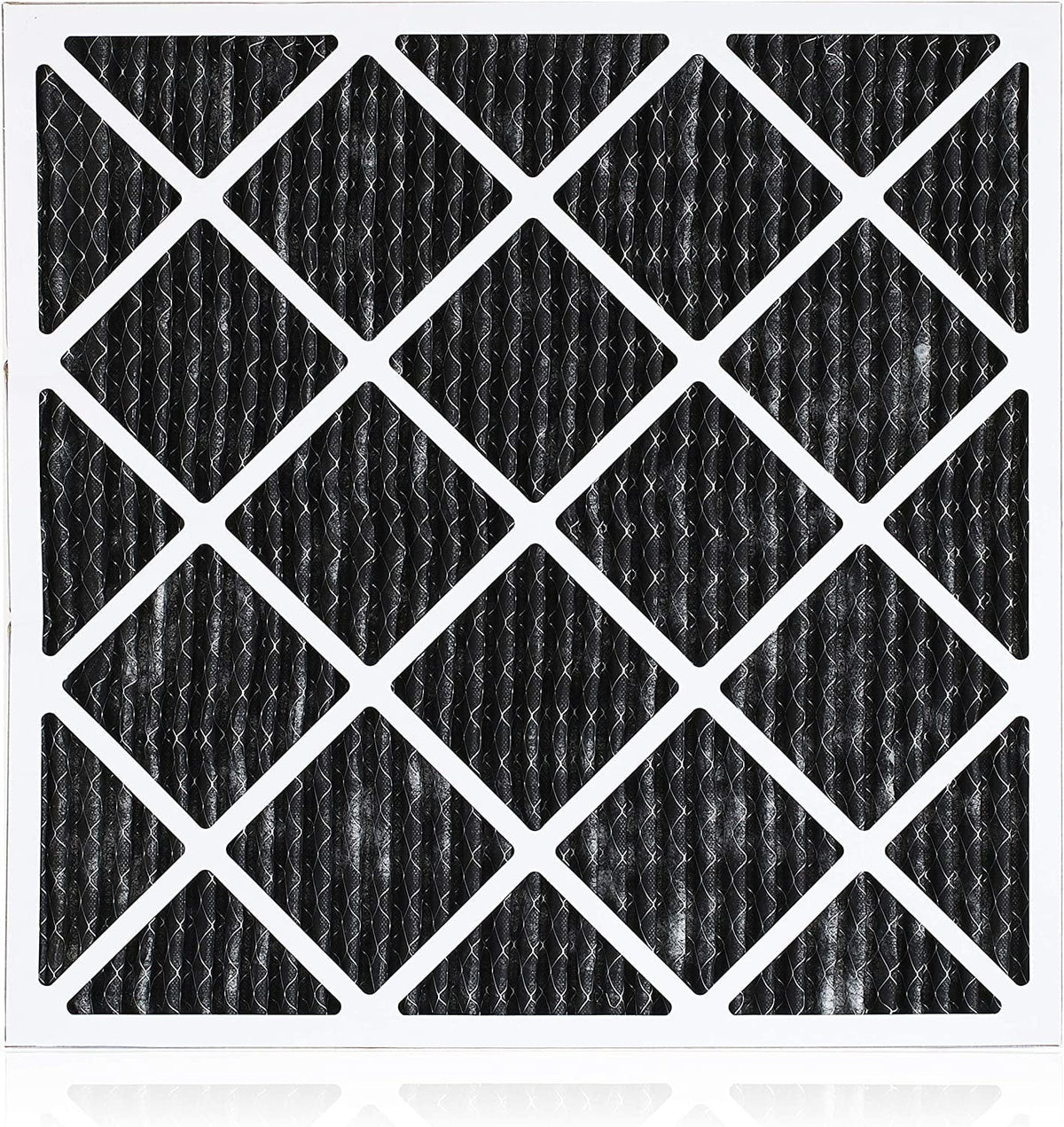 Filterbuy 18x18x1  8 Odor Eliminator Pleated   Furnace Air Filters with Activated Carbon (6-Pack)