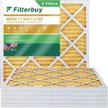 Filterbuy 20x20x1  11 Pleated   Furnace Air Filters (6-Pack)