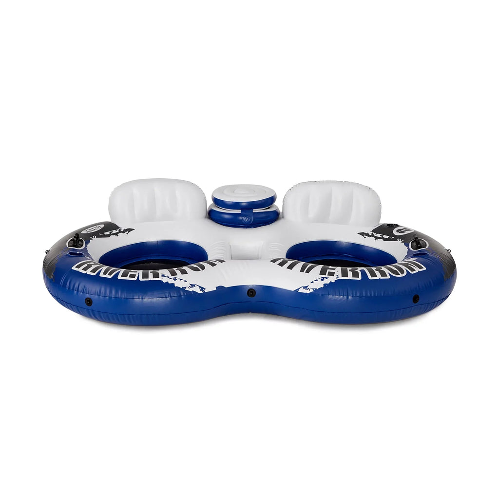 Intex River Run  Inflatable 2 Person Pool Tube Float w/ Cooler (18 Pack)