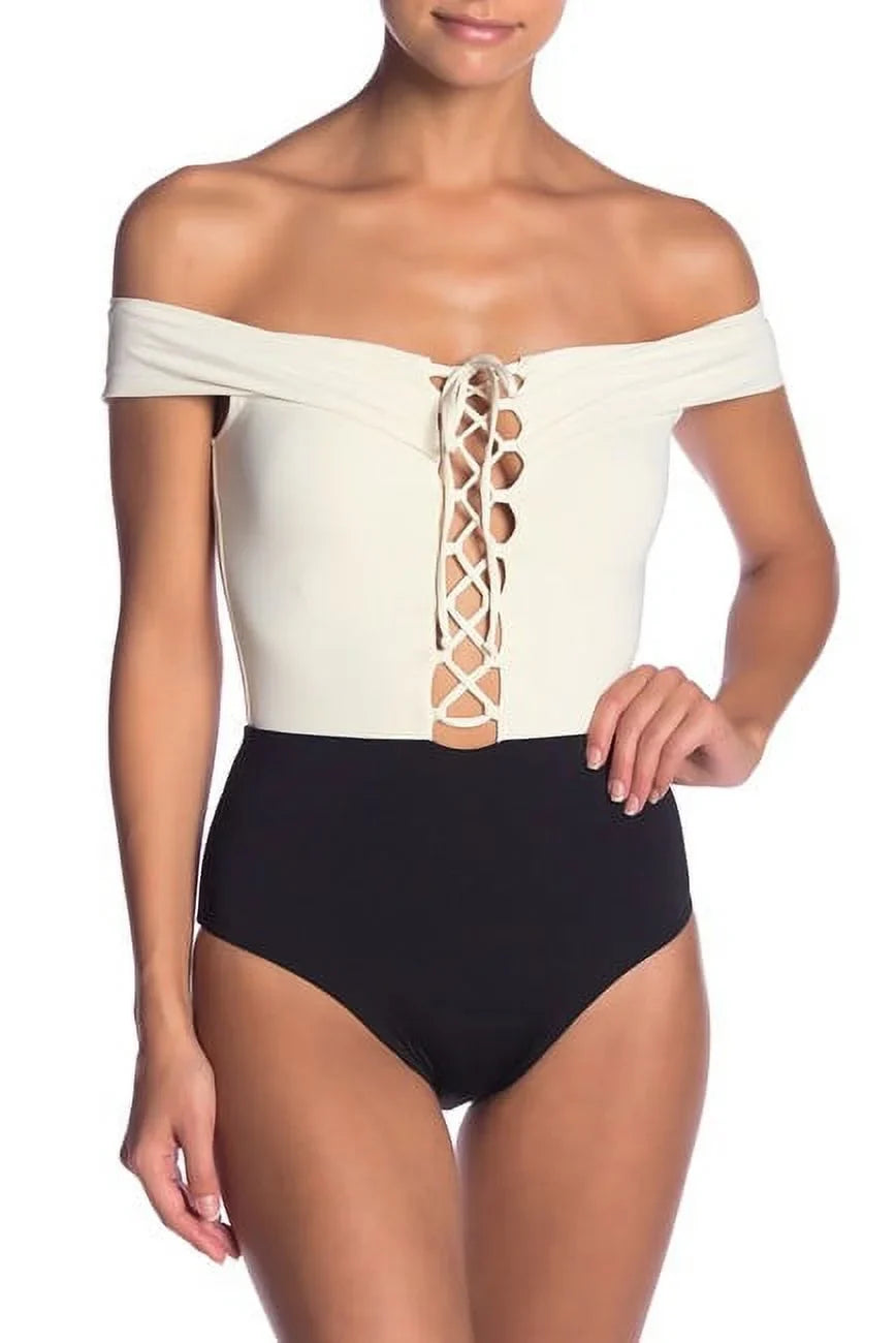 L*Space // Off-the-Shoulder One Piece Swimsuit,  8