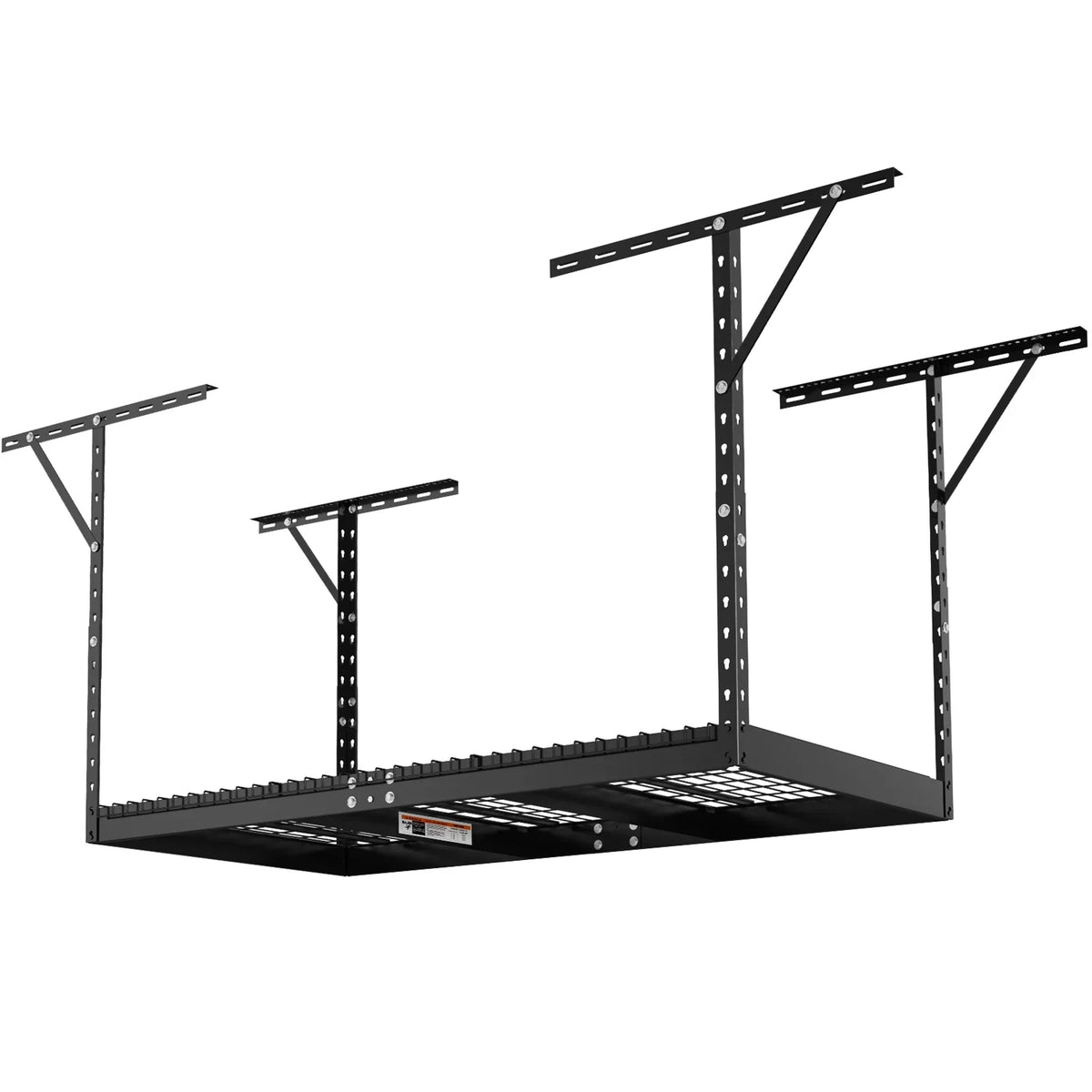 Overhead Adjustable Garage Storage Rack 36x72" Ceiling Rack 550 lbs Black