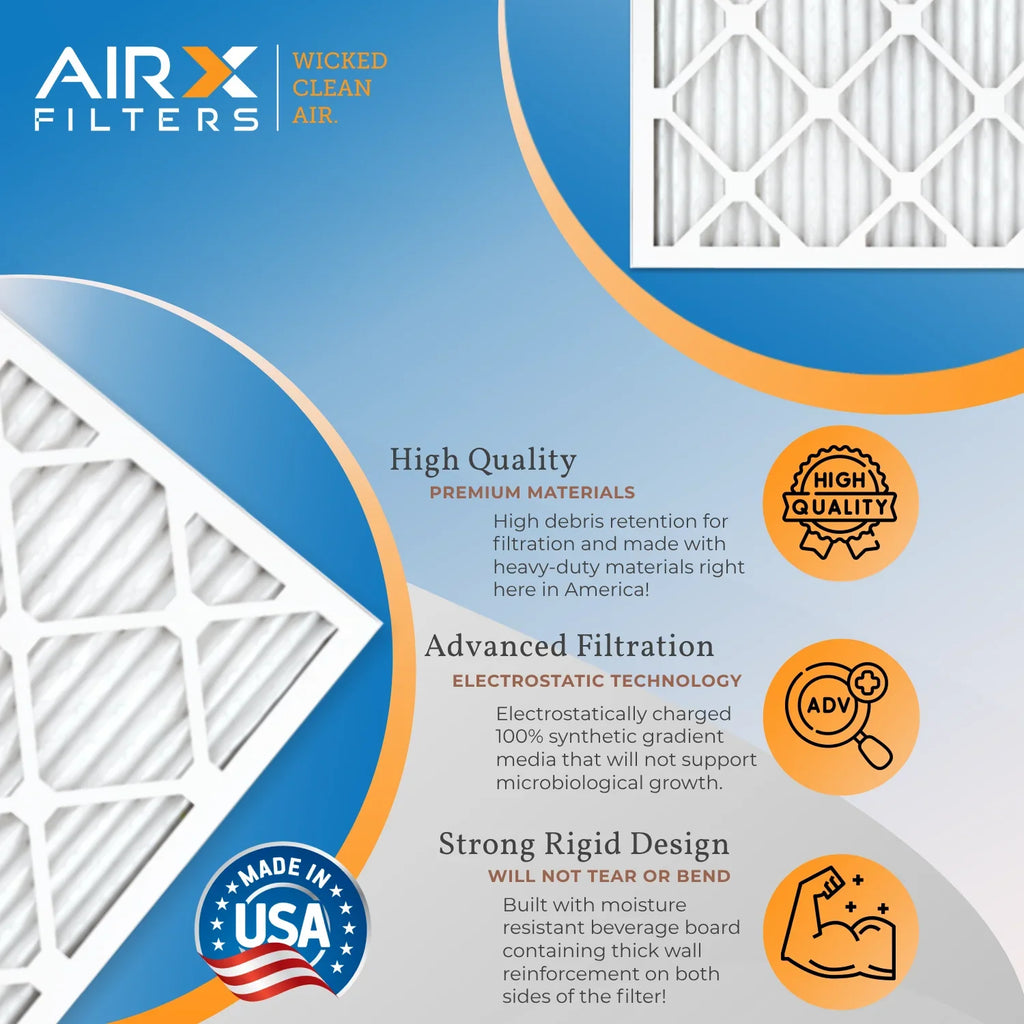 12x12x1 Air Filter  8 Rating, 12 Pack of Furnace Filters Comparable to  700 &  5 - Made in  by     .