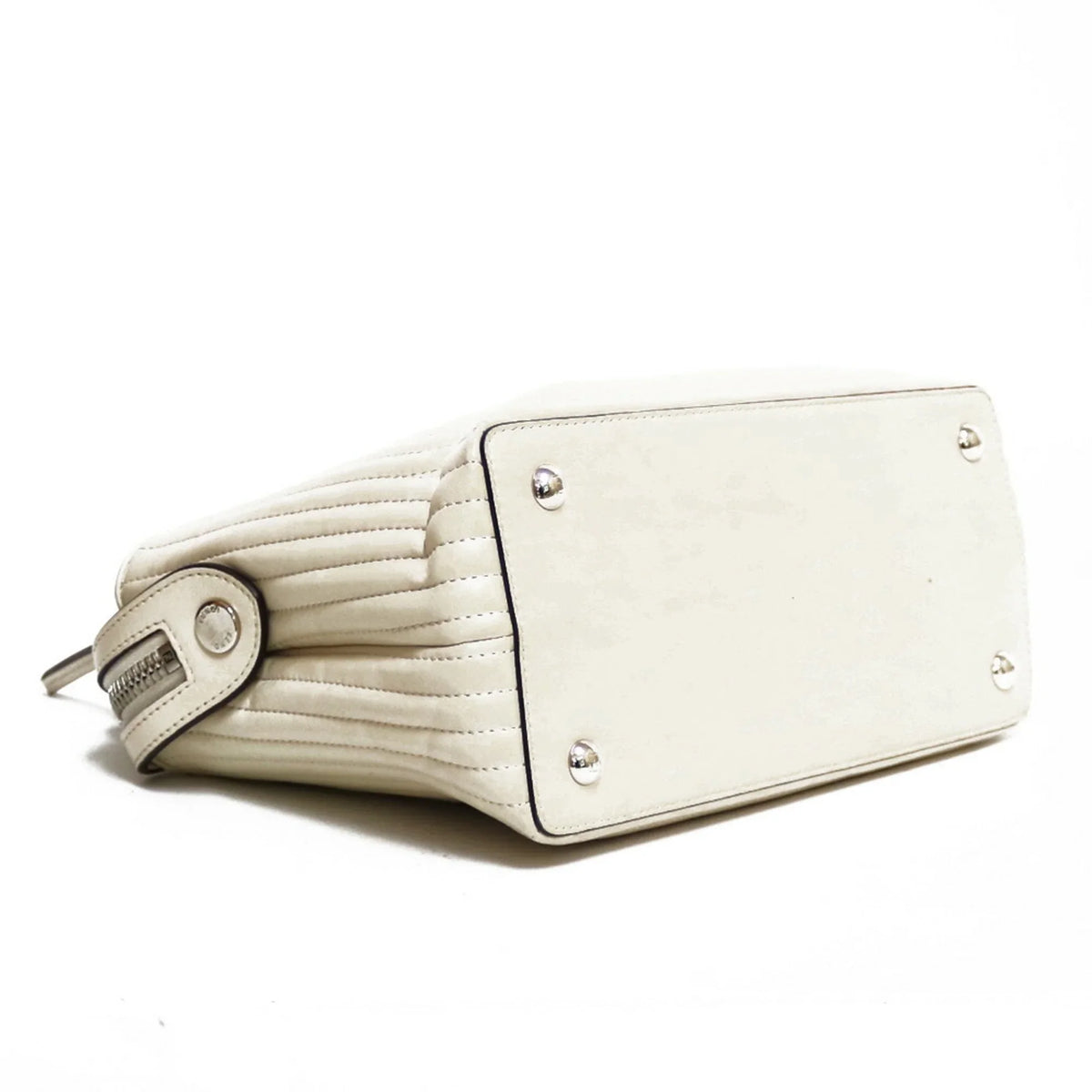 Pre-Owned  Shoulder Bag Dot Com Ivory White Ladies (Fair)