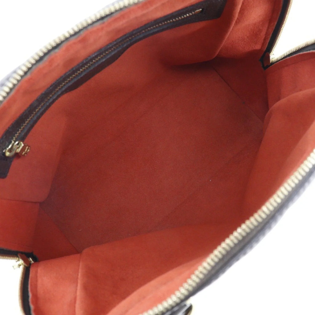 Pre-Owned   Louis Vuitton Brera Handbag N51150 Damier Canvas Brown VI0094 Women's (Good)