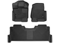 Husky Liners X-act Contour Series Front & 2nd Seat Floor Liners Black Fits 17-22 Ford F-250/F-350/F-450 Crew Cab Carpet Vehicle has factory storage box Fits select: 2017-2023  F250