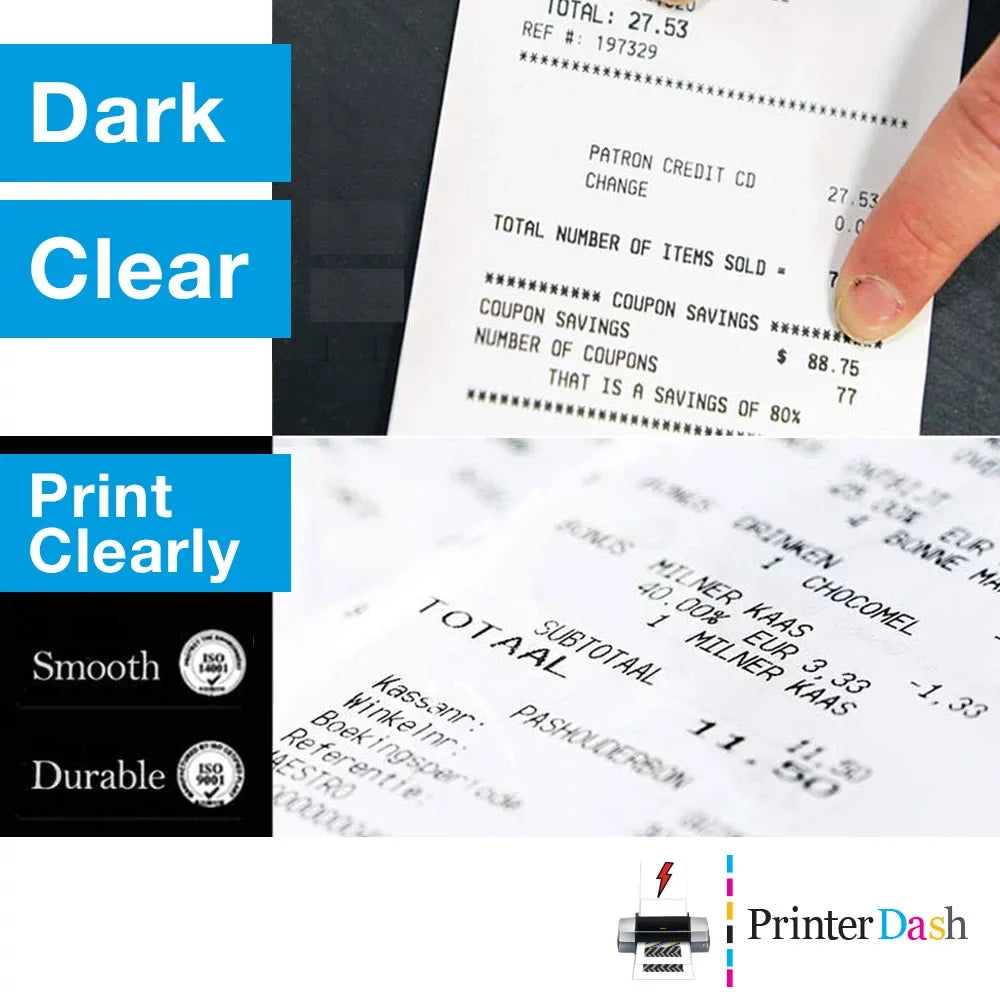 PrinterDash Compatible Replacement for Star-Micronics -200 Series/-235/-242/-292/-512/-200 Series/-212/-242/-500/-2000 Black/Red P.O.S. Printer Ribbons (6/) (30982001BR)
