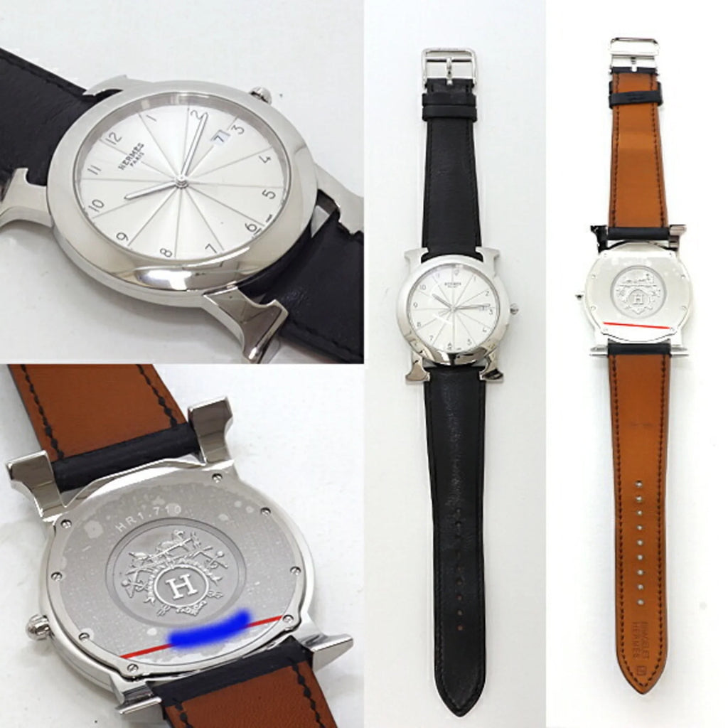 Pre-Owned  Men's Watch H Rondo HR1.710 Quartz □J Engraved Silver Dial Finished (Good)