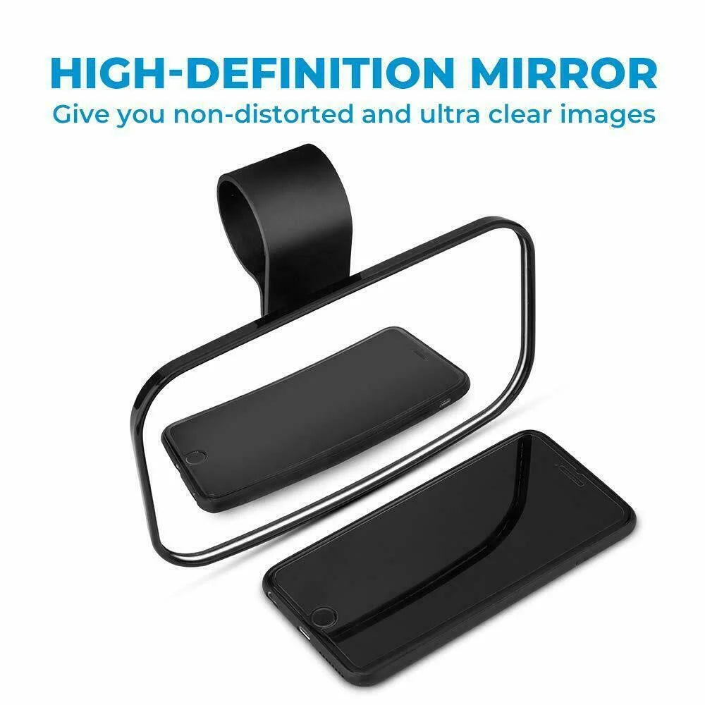 Rear View Mirrors Set 1.75"-2" Bar Clamp Center Mirrors Compatible with Polaris  900 1000 Can-Am X3