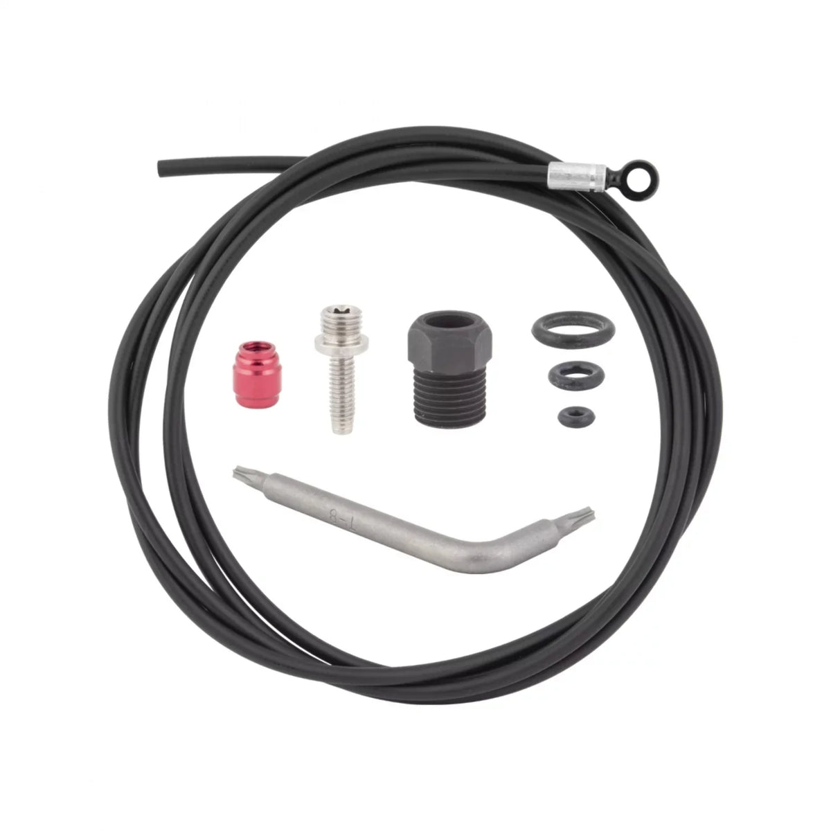 Hydraulic Line Kit - For Monoblock Calipers, Fits  eTap  and S900 Aero , 2000mm, Black