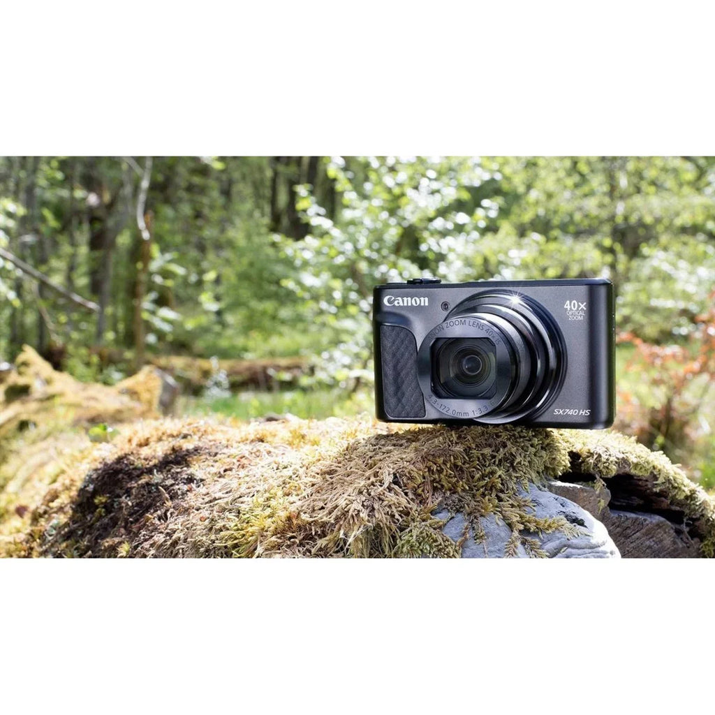 Canon PowerShot SX740  20.3 Megapixel Compact Camera, Black