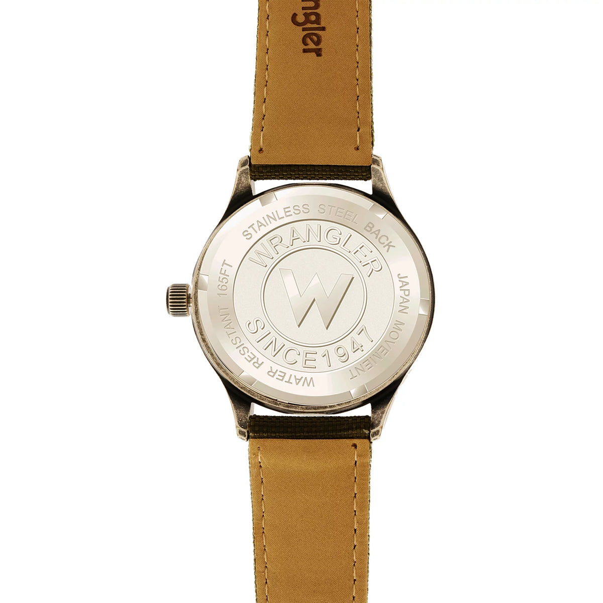 Wrangler 45mm Green Dial, Green Strap Watch