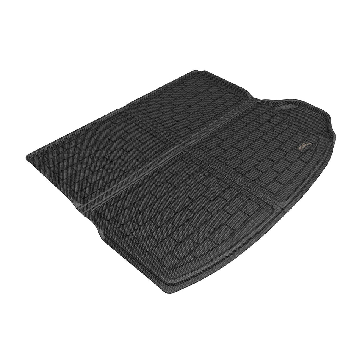 3D Maxpider 2022-2024 Fits Jeep Grand Cherokee  5 seater Custom Fit Kagu Carbon Fiber Embossed Pattern Cargo Liner Black M1JP0261309