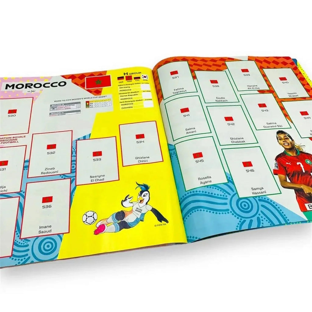 2023 Panini Women's  World Cup Stickers - Bundle 2 (100 Packs & Mega Starter Pack) (Album + 551 Stickers)