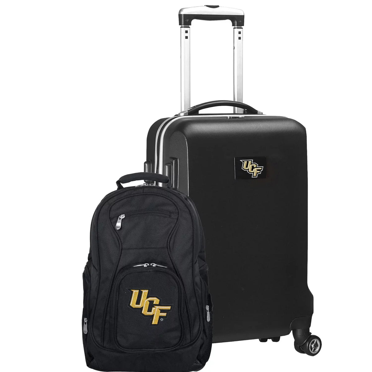 Knights Deluxe 2-Piece Backpack and Carry-On Set - Black