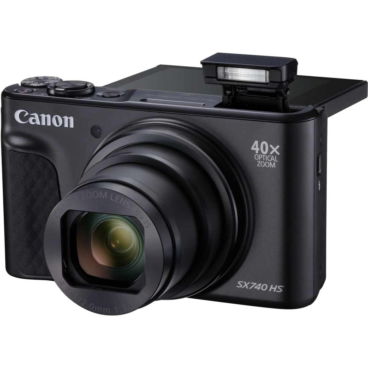 Canon PowerShot SX740  20.3 Megapixel Compact Camera, Black