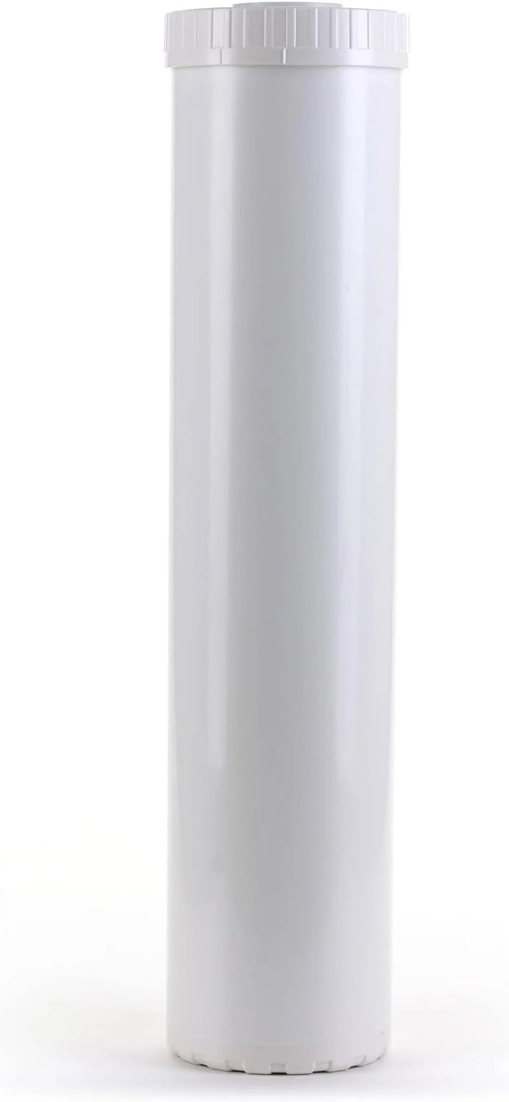 White Empty Water Filter Cartridge Durable Construction For Pre Post, Fits Standard Housings 4.5 X 20