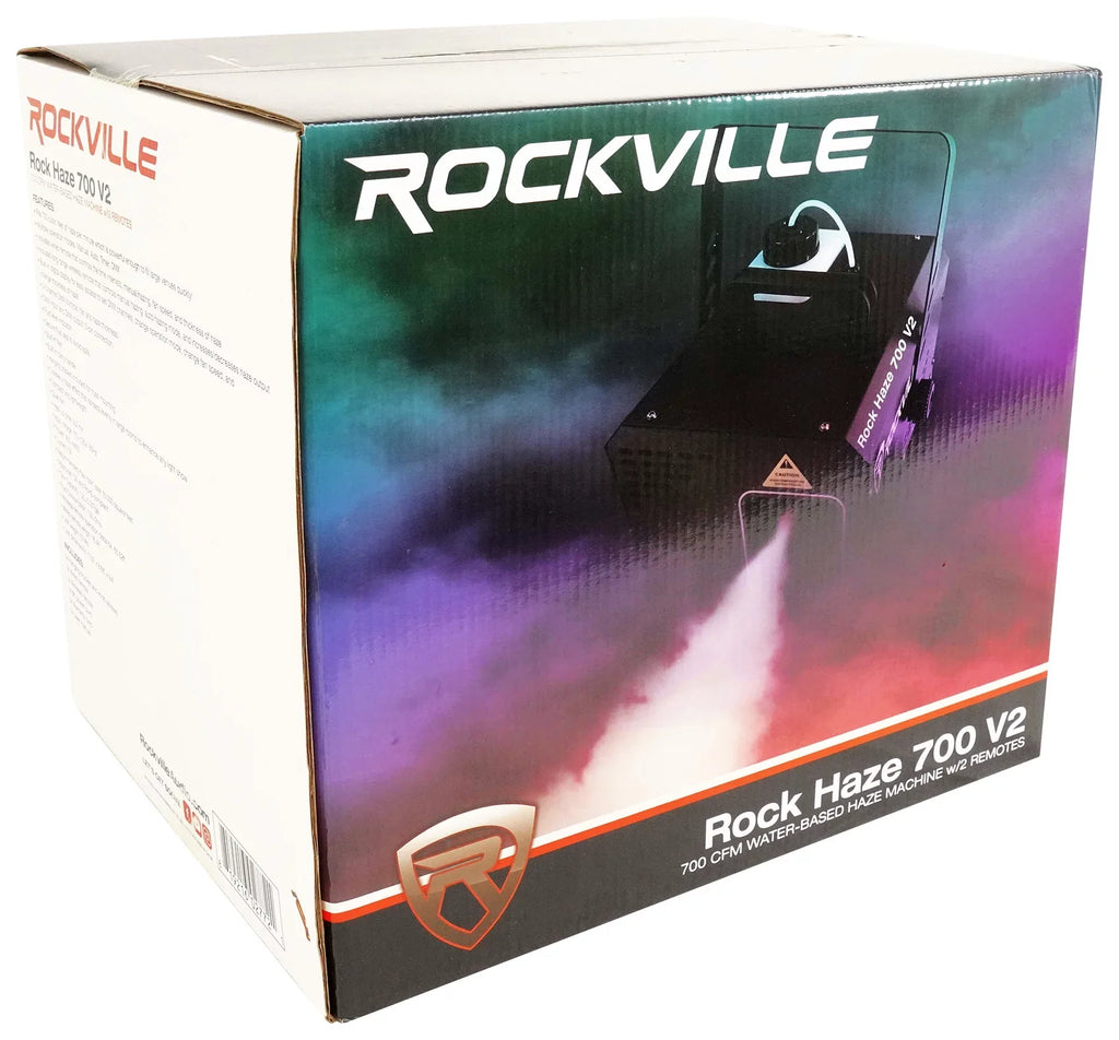 Rockville  700   Haze Machine Water Based /Club Hazer and (2) Remotes