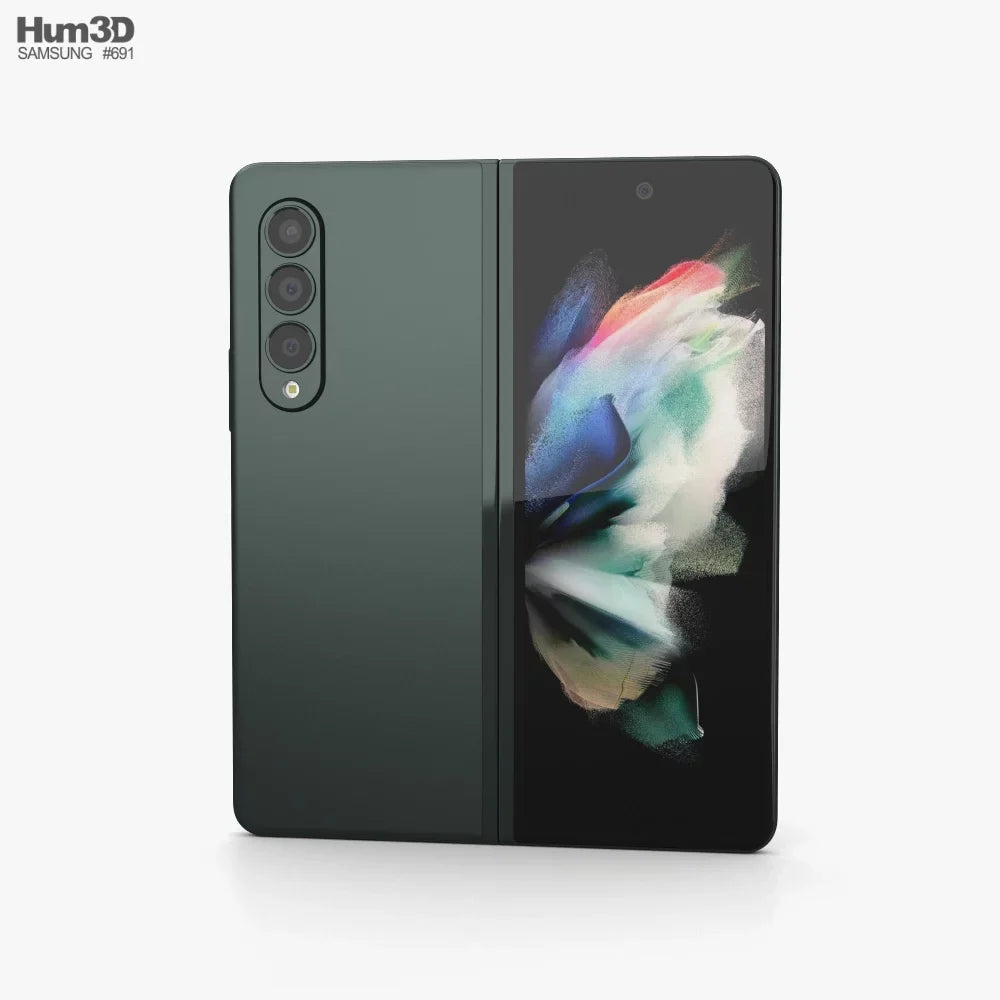 Samsung Galaxy Z Fold 3 5G F926U 256GB Green Verizon Locked Smartphone - Like New Condition