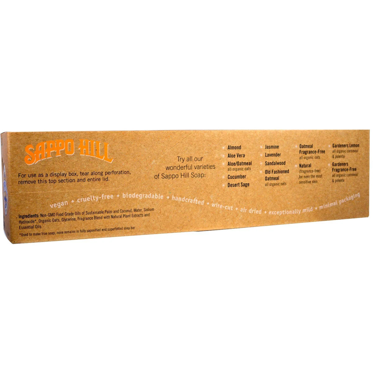 Sappo Hill Soapworks  Oatmeal Glycerine Cream Soap