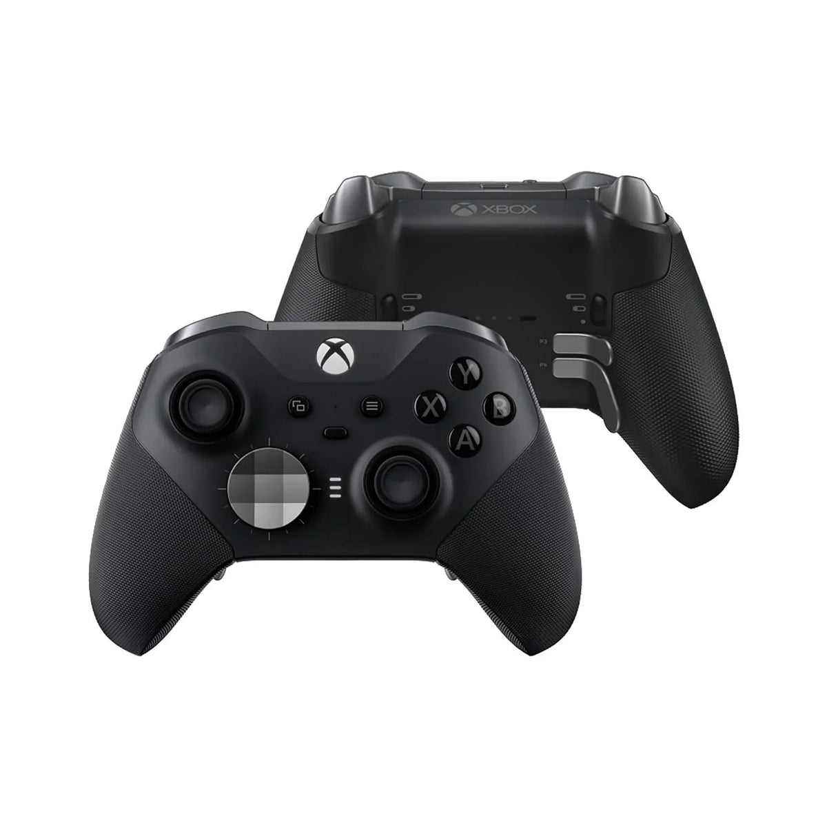 Microsoft - Elite Series 2 Wireless Controller for Xbox One, Xbox Series X,S - Black With Cleaning Electric kit Bolt Axtion Bundle Used