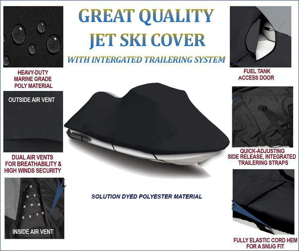 600  JetSki Cover Compatible for    Sea Doo Spark 2up 900  2014-2016 2017 2018 2019 2020 2021 2022