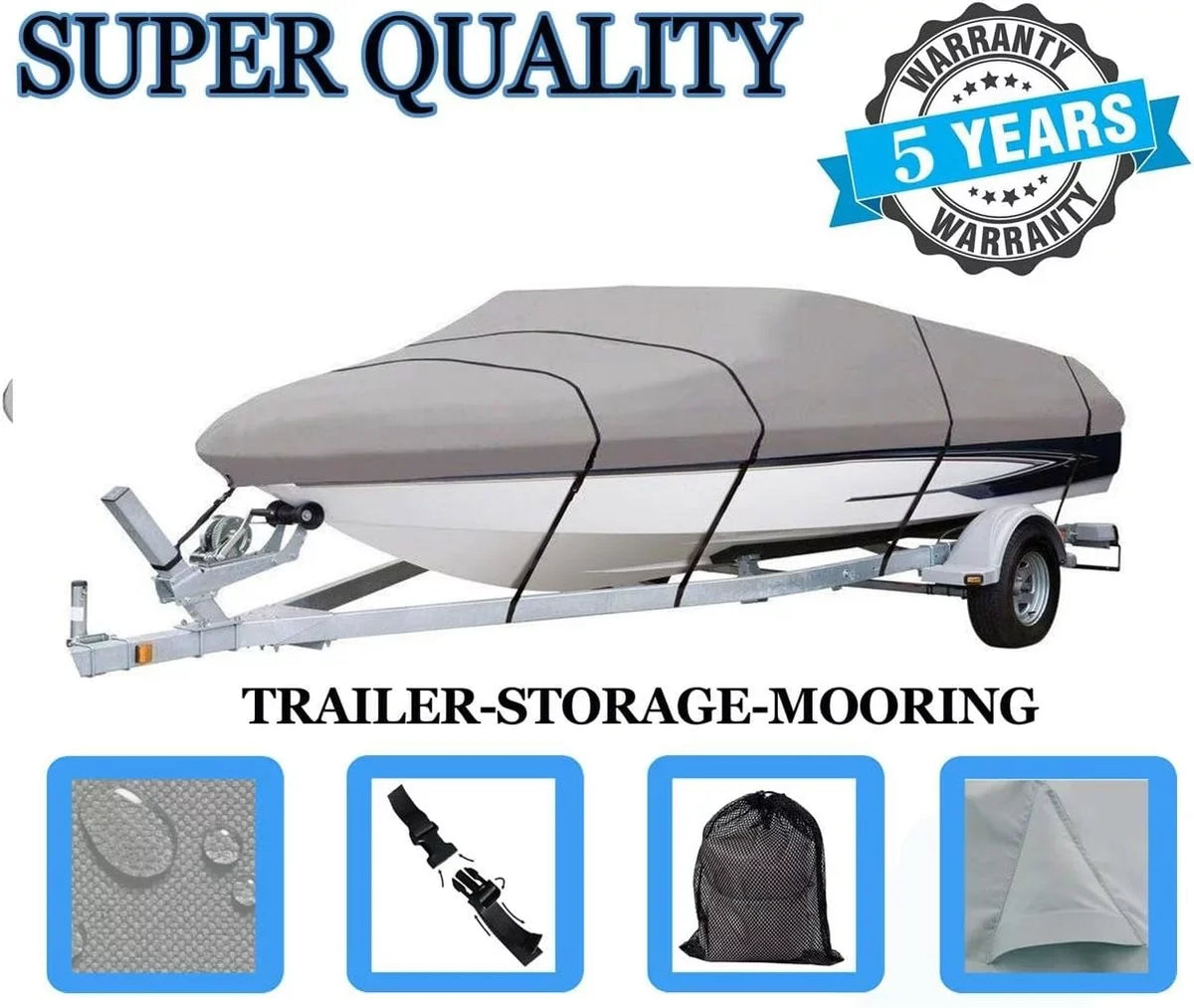 Boat Cover Compatible For   Challenger 180 2005 2006 2007 2008 2009 2010 Heavy-Duty