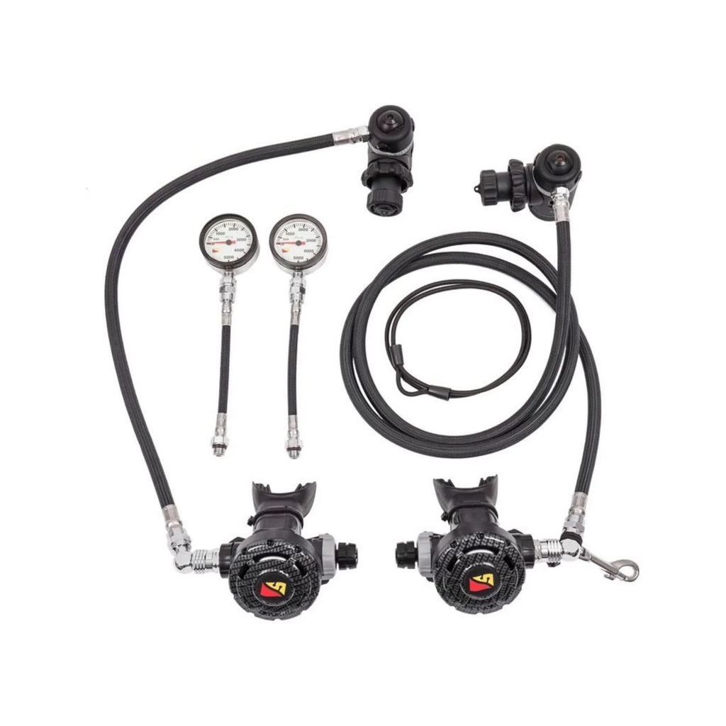 Dive Rite Sidemount Set 7' Right 22" Right with   Regulator