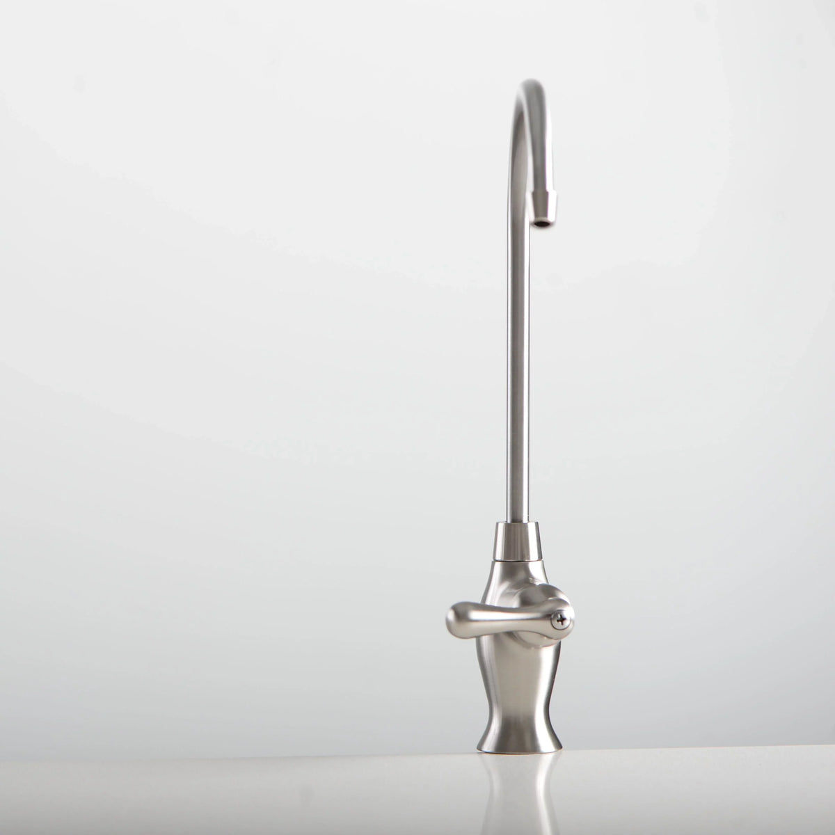 Euro-style Ceramic Disk Long-reach Non-Air Gap  Faucet - Brushed Nickel