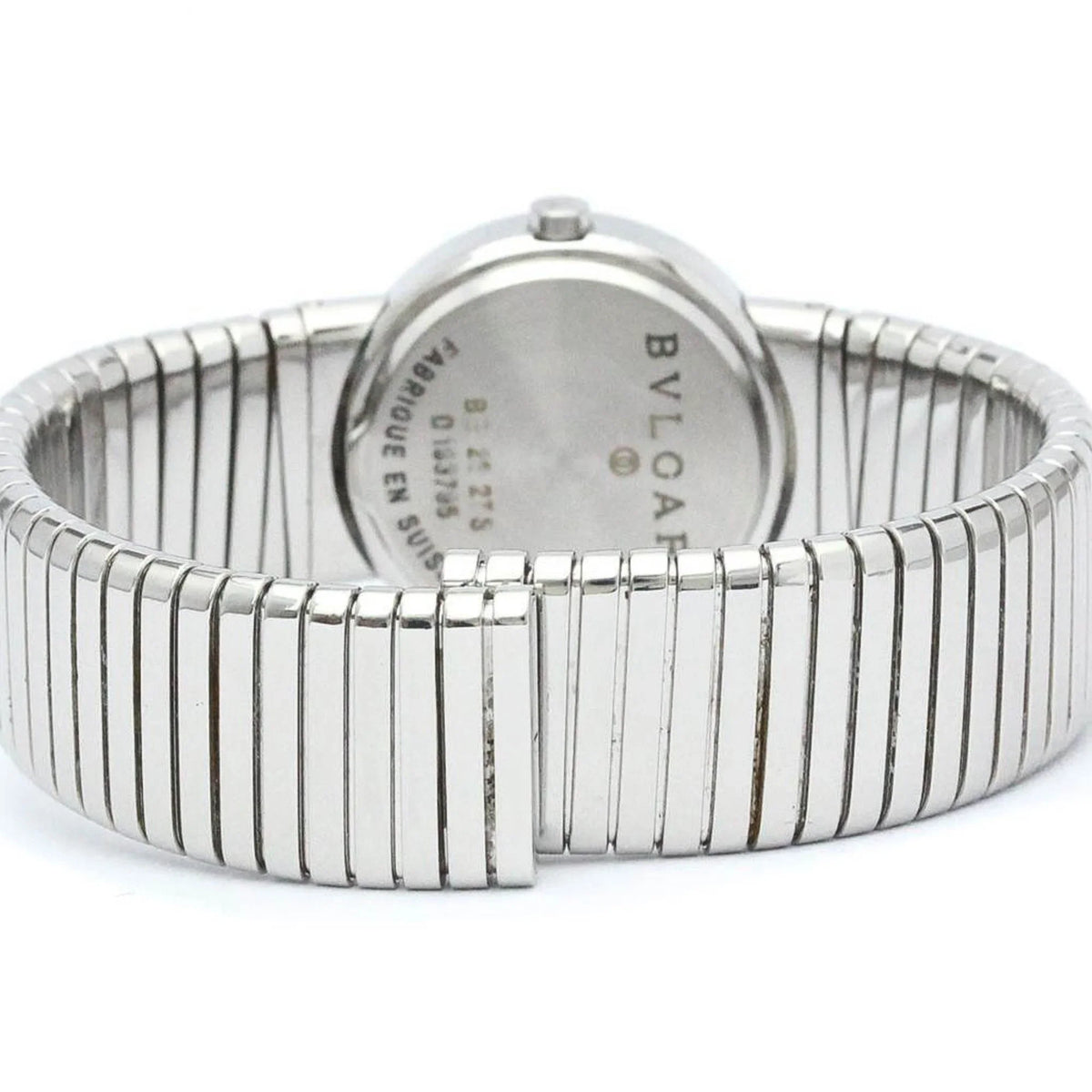 Pre-Owned Polished  Tubogas Stainless Steel Quartz Ladies Watch BB26 2TS BF563995 (Good)
