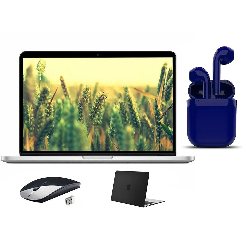 Restored - Apple MacBook Pro 13.3-inch, Intel Core i5, 500GB , 8GB , Bundle Deal: Black Case, Headset, Wireless Mouse, and Free 2-Day Shipping (Refurbished)