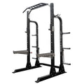 Valor Fitness Half Rack Squat Machine – 5 Position Multi-Grip Pull Up Station - Adjustable Height, Plate & Bar Storage, and Resistance Band Pegs – Max 1000 lbs – Power Rack Equipment --58