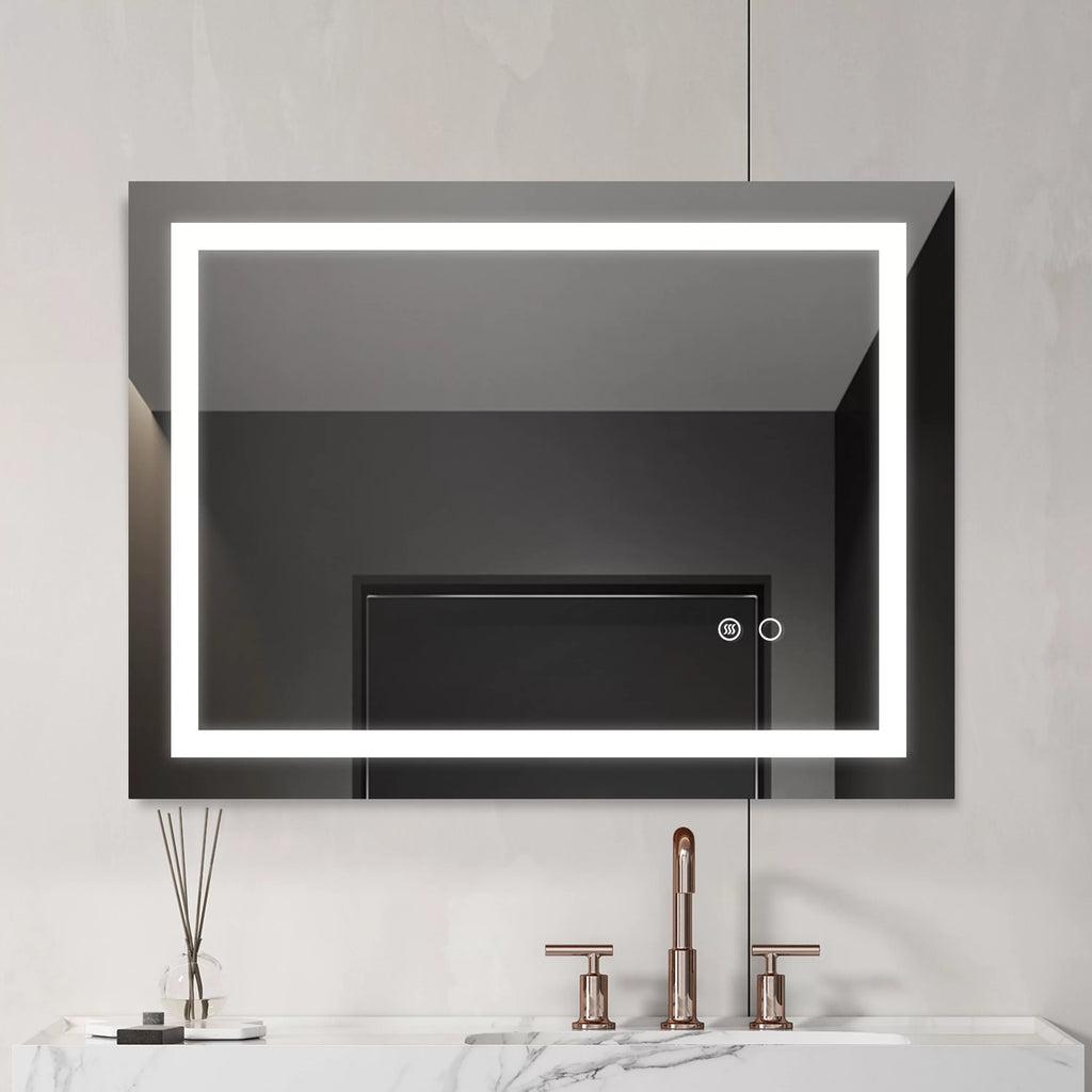 Wall Mounted  Bathroom Mirror - 32*24 inches - Illuminate with Style